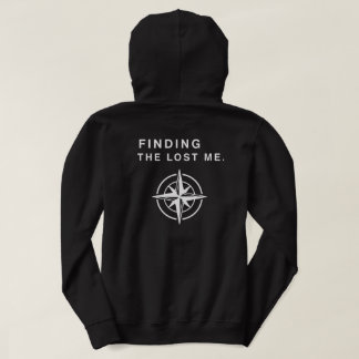 Finding The Lost Me Compass Graphic Streetwear Hoodie