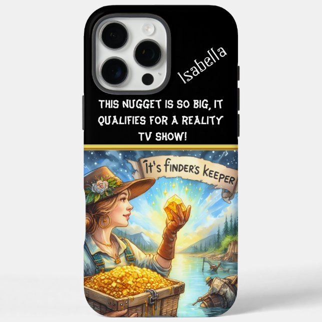 Finding treasures by the riverside at dusk Case-Mate iPhone case (Back)