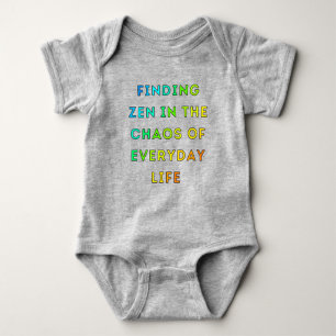 Finding Zen Baby Bodysuit
