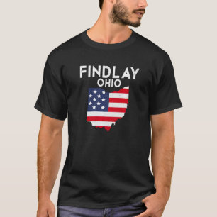 Findlay Ohio USA State America Travel Ohioan Premi T-Shirt