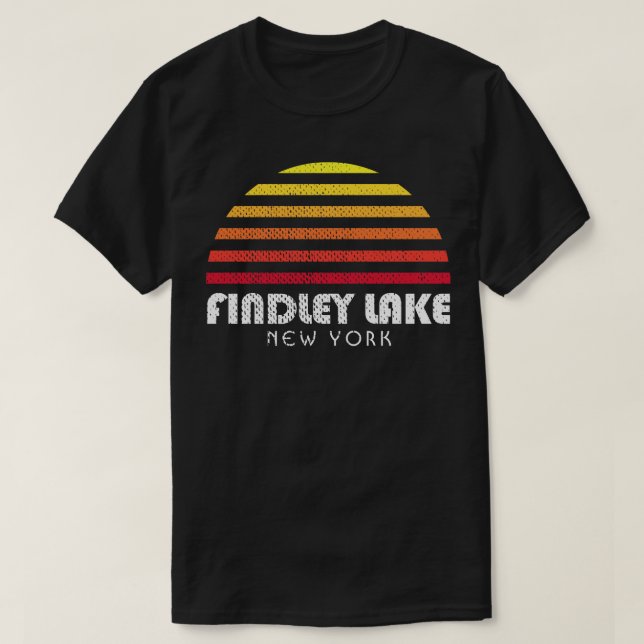Findley Lake New York Mina NY Chautauqua T-Shirt (Design Front)
