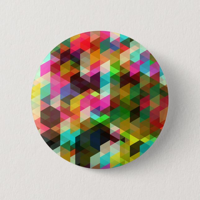 Fine Abstract Cool Cute Girly Retro Fashion 6 Cm Round Badge (Front)