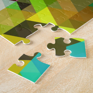 Fine Abstract Cool Cute Girly Retro Fashion Jigsaw Puzzle