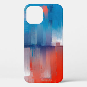 Fine art abstraction, oil painting made with rough iPhone 12 case