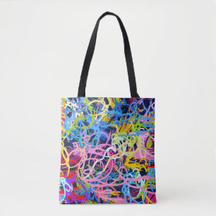 Fine Art background. Seamless pattern with grunge Tote Bag