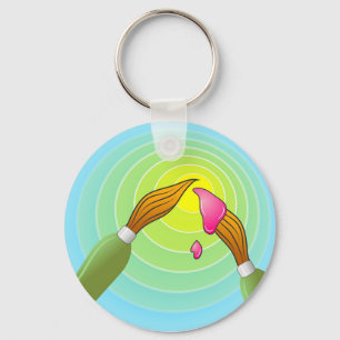 Fine Art Brushes Key Ring