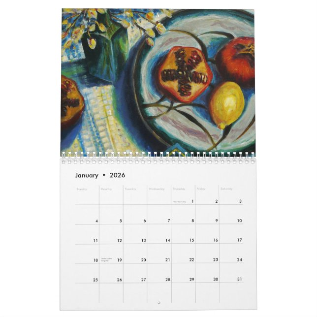 Fine Art Calendar (Jan 2026)