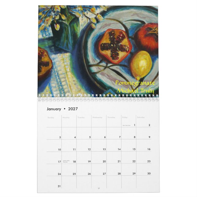 Fine Art Calendar (Jan 2027)