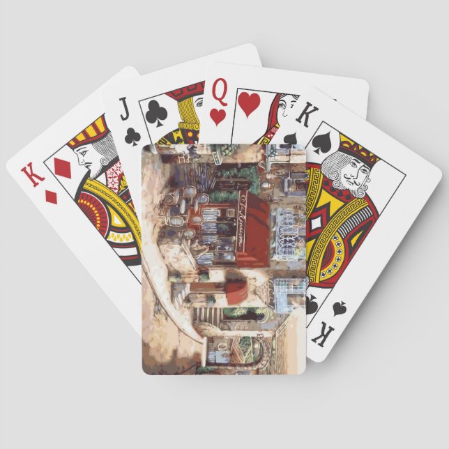 Fine Art Canvas Deck of Playing Cards (Back)