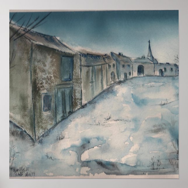 Fine Art Canvas Print/Lorraine Village Poster (Front)