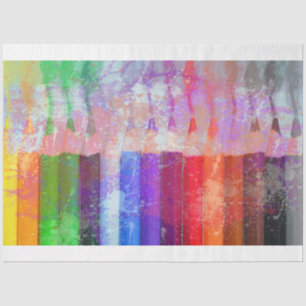 Fine Art Colour Pencils 20x30 Decoupage Tissue Paper