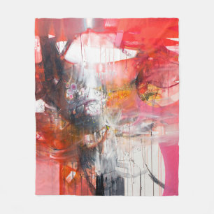 Fine art contemporary work - paintingart,fine,cont fleece blanket
