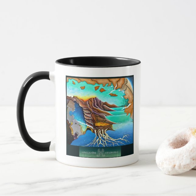 Fine Art Cup/ Mug 'Cassiopeia' (With Donut)