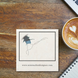 Fine art floral blue iris flower business card stone coaster