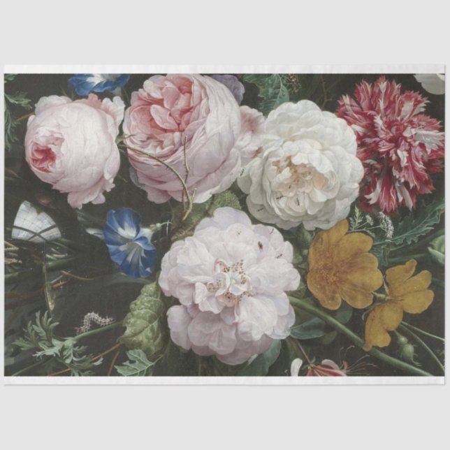 Fine Art Floral Decoupage Paper (Front)