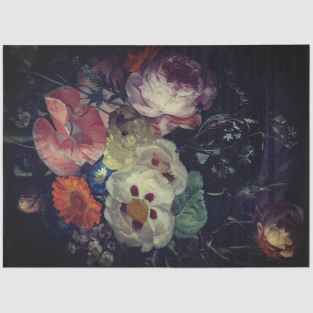 Fine Art Floral Tissue Paper (Front)