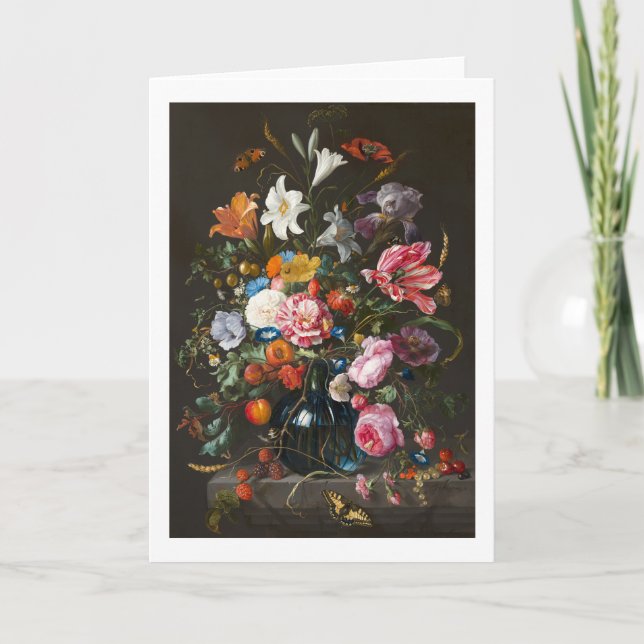 Fine Art Flowers Still Life Card (Front)