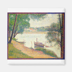 Fine Art Grey Weather by Georges Seurat Magnet