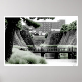 FINE ART ILLUSTRATION OSAKA JAPAN POSTER