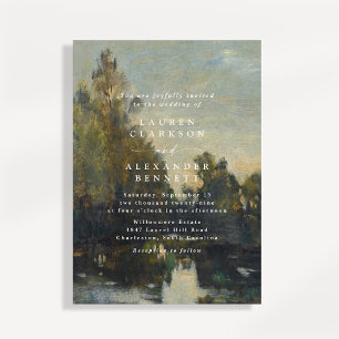 Fine Art Landscape Wedding Invitation