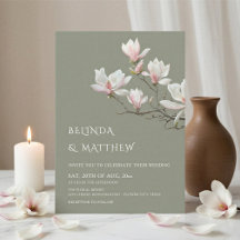 Fine Art Magnolia Casual Sage Green Wedding