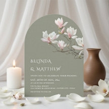 Fine Art Magnolia Casual Sage Green Wedding