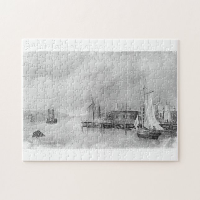 Fine Art Metropolitan -North Battery or "Red Fort" Jigsaw Puzzle (Horizontal)