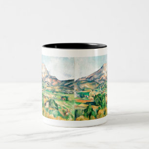 Fine Art Mont Sainte-Victoire by Paul Cézanne Two-Tone Coffee Mug