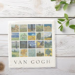 Fine Art Painting Collage Vincent Van Gogh Stone Coaster<br><div class="desc">Collage of vintage fine art paintings by Vincent Van Gogh</div>