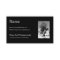 Fine Art Photography Business Card Template