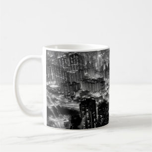 Fine art photography of Hong Kong city in contrast Coffee Mug