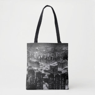 Fine art photography of Hong Kong city in contrast Tote Bag