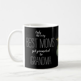 Fine art pink rose pregnancy announcement coffee mug