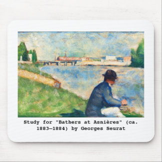 Fine Art study by Georges Seurat Mouse Pad