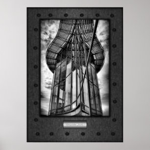 Fine Art, Teleportation Module, faux riveted steel Poster