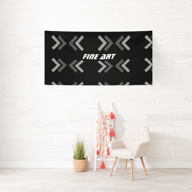 Fine Art Text Party Decor Arrows Image Banners (Insitu)