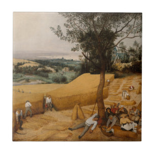 Fine Art The Harvesters 1565 Pieter Bruegel Ceramic Tile