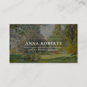 Fine art, Vintage, QR code Event Photographer  Business Card