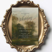 Fine Art Wedding Invitation | Estate Style