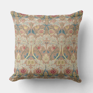 Fine Art William Morris Floral Embroidery Cushion