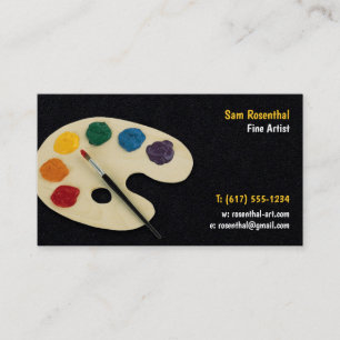 Fine Artist Professional Business Card