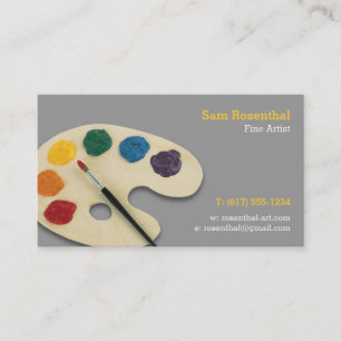 Fine Artist Professional Business Card