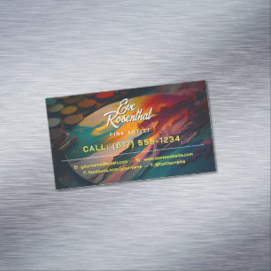 Fine Artist Professional Magnetic Business Card