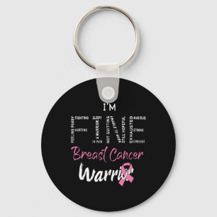 Fine Breast Cancer Warrior Pink Ribbon Breast Canc Key Ring