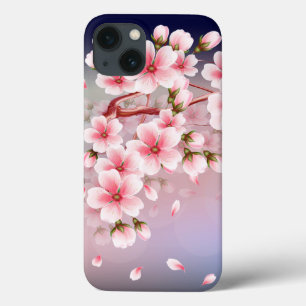 Fine Cherry blossom petals fall iPhone 13 Case
