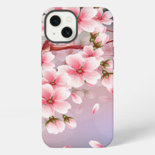 Fine Cherry blossom petals fall iPhone Case