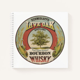 Fine Copper Distilled Bourbon Whisky. Notebook