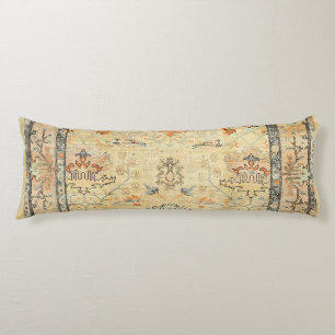 Fine Crafted Yellow Dusty Blues Greys  Body Cushion