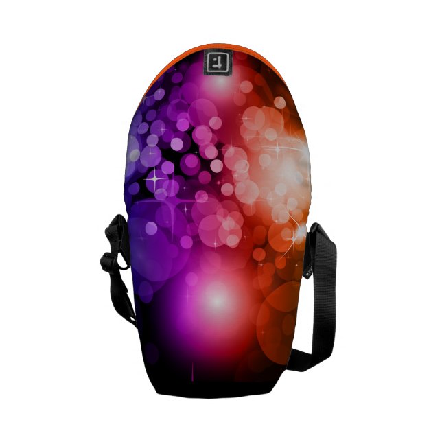 Fine Cute Cool Girly Retro Floral Fashion Messenger Bag (Back Open)