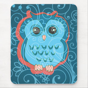 Fine Cute Cool Girly Retro Floral Fashion Mouse Pad